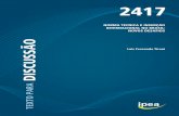 NORMA TÉCNICA E INSERÇÃO INTERNACIONAL …repositorio.ipea.gov.br/bitstream/11058/9311/1/td_2417.pdfNorma Técnica e Inserção Internacional do Brasil: novos desafios necessidades