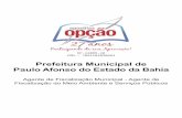 Prefeitura Municipal de Paulo Afonso do Estado da Bahia · Informática Fundamentos do Windows (7 e posteriores): operações com janelas, menus, barra de tarefas, área de trabalho,