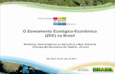 O Zoneamento Ecológico-Econômico (ZEE) no Brasil · Zonas de Consolidação l, ll e lll (decreto s/nº de 24/04/2013) ZEE do Estado de Rondônia - Zona 1 (decreto nº 5875/2006)