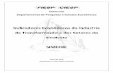 Indicadores Econômicos da Indústria de Transformação e dos ...€¦ · Balança Comercial Brasileira e da Indústria de Transformação ..... 9 2.1. Coeficientes de Exportação