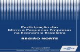 REGIÃO NORTE - sebrae.com.br Sebrae... · Região Norte - Remunerações, por porte das empresas, segundo setores de atividades (em %, média 2009 a 2011) REGIÃO NORTE - REMUNERAÇÕES
