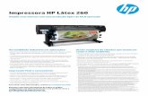 Impressora HP Látex 260 · Eco Highlights 3 Impressora HP Látex 260 Grandes avanços na impressão em frente e verso • O recurso de impressão em frente e verso15 permite que