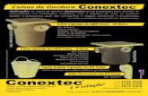 Caixas de Gordura - Conextec · 2017-07-21 · Aplicação: As caixas de gordura Conextec foram projetadas para atender as necessidades nas instalações sanitárias, com o objevo