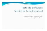 Teste de Software · 2018-05-21 · Teste Estrutural (caixa branca) Grafo de Fluxo de Controle (GFC) ou Grafo de Programa representação visual do código a ser testado para facilitar
