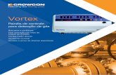Vortex - Crowcon Detection Instruments Ltd · 2019-11-08 · Canais Até 12 (1 a 3 módulos de entrada de 4 vias) Entradas Gás 2 ou 3 fios 4-20mA (dissipador ou fonte), 0-5V Incêndio