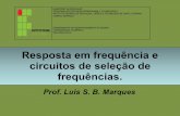 Resposta em frequência e circuitos de seleção de frequências.luisbm/circuitos3/aula07.pdf · Resposta em frequência e circuitos de seleção de frequências. Prof. Luis S. B.
