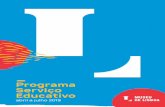 Programa Serviço Educativo · 2019-04-12 · Programa Serviço Educativo abril a julho 2019 4 14 5 6 26 EXPOSIÇÕES TEMPORÁRIAS 8 Vicente. O Mito em Lisboa 8 O Lugar do Torreão.
