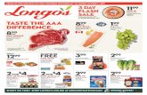 Longos 252615 · 2019-09-23 · Kits pkg PRICES ON THIS PAGE ... coops Sun CHEDDAR SAVE $2.50 Naturals or A 200-3759 pkg SAVE $1.58 ON 2 Veg SOO-7SOg pkg SAVE AT LEAST SAVE $1.30