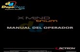 MANUAL DEL OPERADOR · 2019-11-26 · 2. Manual del operador X-Mind trium V0G (13) 03/2016 NTROES010G. ESPAÑOL. CONTENIDOS. INTRODUCCIÓN ... 12 2.5 EXÁMENES ... Debe ser tarea