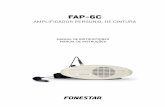 FAP-6C - Fonestar...2015/11/04  · 151103_FAP-6C_MANUAL_Maquetación 1 3/11/15 18:31 Página 3 ES - 4-DESCRIPCIÓN Ampliﬁcador personal de cintura con micrófono de condensador