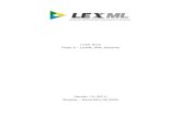 Parte 3 – LexML XML Schema · 2016-04-18 · Parte 3 – LexML XML Schema 5 suficiente para reproduzir o texto constante do documento oficial (em papel ou arquivo digitalmente assinado)