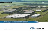 complexo industrial Romi em santa Bárbara d’oeste, sP, Brasil · FANUC CNC Série 0i-F • Alta velocidade, alta precisão e alta qualidade de usinagem através das funções AI