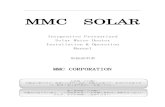 MMC CORPORATION · mmc solarの貯水タンクの内側タンクは、強度、衛生度、耐腐食性に優れた 1.2㎜のステンレス（sus304-2b系）を材料に自動アルゴン溶接で形成された