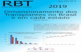 Dimensionamento dos Transplantes no Brasil e em cada estado · 2020-05-05 · de transplantes e, para consolidar essa conquista, é crucial a atuação do Ministério da Saúde, dos
