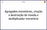 Agregados monetários, criação e destruição de moeda e … · 2019-02-22 · Banca: Centro de Seleção e de Promoção de Eventos UnB (CESPE) A respeito de moeda e política