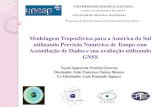 Modelagem Troposférica para a América do Sul utilizando ...€¦ · América do Sul e consequentemente com a melhoria das previsões do atraso zenital troposférico. CONTEÚDO Motivação