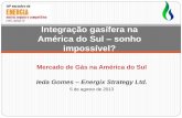 Integração gasífera na América do Sul sonho impossível?€¦ · Europa América do Sul População 740 milhões 388 milhões Superficie 10.18 milhões 2km² - sem Russia 17.84
