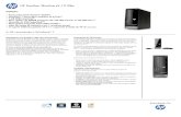 HP Pavilion Slimline s5-1210br - MicroSafe · segurança da HP, a combinação é imbatível. HP + Intel: não se trata da velocidade, e sim da experiência. Experiência do HP Premier