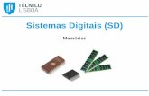 Sistemas Digitais (SD)€¦ · Usadas como memória primária na maioria dos computadores 23. PLANOS DE MEMÓRIA 24. Planos de Memória Planos de Memória Considerando a existência