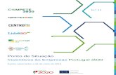 Ponto de Situação Incentivos às Empresas Portugal 2020 · 2016-06-08 · Ponto de Situação Sistemas de Incentivos às Empresas Portugal 2020 Dados reportados a 31 de maio de
