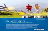 AMT 813 - Precor … · AMT® 813 Adaptive Motion Trainer® Assim como todo equipamento da nossa Série Experience, linha 810, o AMT® 813 combina confiabilidade com grande facilidade