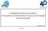 Emergência do Zika vírus no Brasil: Consequências e Processo de … · 2017-09-18 · Microcefalia/SZC no Brasil. 2015. 11 Nov. Declaração de Emergência de SP Interesse Nacional.