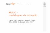 MoLIC – modelagem da interação - PUC-Rioinf1403/docs/alberto2011_2/18_molic.pdf · serg semiotic engineering research group MoLIC – modelagem da interação Paula 2003, Barbosa