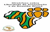 Diretrizes sobre Liberdade de Associação e de Reunião África · 4 | Comissão Africana dos Direitos Humanos e dos Povos Diretrizes sobre Liberdade de Associação e de Reunião