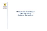 Manual de Orientação Eleições 2019 Sistema Conselhoscrpsp.org.br/eleicoes2019/wp-content/uploads/2019/05/... · 2019-05-10 · Usuário do Windows; 12/03/2016. Divulgação do