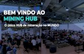 O único HUB de mineração no MUNDOportaldamineracao.com.br/wp-content/uploads/2019/06/00-mining-h… · empreendedores (startups, academia, e empresas de base tecnológica) para