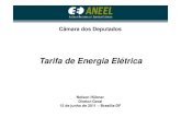 Tarifa de Energia Elétrica...Alternativas de Energia Elétrica ESS / EER Encargo de Serviços do Sistema e Energia de Reserva TFSEE Taxa de Fiscalização dos Serviços de Energia