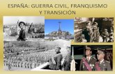 ESPAÑA: GUERRA CIVIL, FRANQUISMO Y TRANSICIÓNña.es/sites/default/files/España... · 2020-04-14 · LA GUERRA CIVIL ESPAÑOLA (1936-1939) España queda dividida en dos bandos,