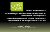 Projeto APLPMFito/RS Implementação da Política Nacional de Plantas Medicinais e ...portalarquivos.saude.gov.br/images/pdf/2016/junho/29/apl... · 2020-03-19 · META 4: Capacitação