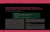 İntraabdominal Hipertansiyon ve Abdominal Kompartıman …guncel.tgv.org.tr/journal/62/pdf/100405.pdf · ve intarabdominal enfeksiyon ya da intraabdominal apseleri olan hastalarda