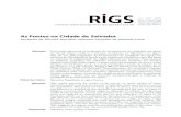 RIGS - ipatrimonio.org · expansão progressiva da Cidade, o número de fontes havia também crescido. Entretanto, apesar da existência de muitas fontes, em fins do século XVIII,