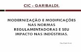 CIC - GARIBALDI.€¦ · cic - garibaldi. modernizaÇÃo e modificaÇÕes nas normas regulamentadoras e seu impacto nas indÚstrias. eng. sergio ussan