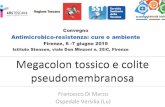 Megacolon tossico e colite pseudomembranosa€¦ · pseudomembranosa. Consulting/speaker for Acelity, J&J, Medtronic, ... Pseudomembranous colitis Toxic megacolon Severe distension