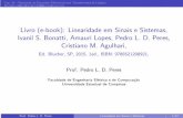Livro (e-book): Linearidade em Sinais e Sistemas, Ivanil S ...peres/LSS/Slides_LSS_Cap14.pdf · Cap. 14 – Resolu¸c˜ao de Equa¸c˜oes Diferenciais por Transformada de Laplace