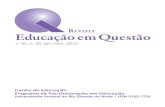 Revista Educação em Questãorevistaeduquestao.educ.ufrn.br/pdfs/v42n28.pdf · Revista Educação em Questão, Natal, v. 42, n. 28, p. 3-4, jan./abr. 2012 Sumário Sumário Summary