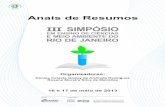 Anais de Resumos - UniFOAsites.unifoa.edu.br/praxis/numeros/simposio/III_Simposio... · 2013-08-29 · Anais de Resumos III Simpsio em Ensino de Ciências e Meio Amiente do Rio de