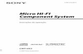 Micro HI-FI Component System · Equipamentos Eléctricos e Electrónicos no final da sua vida útil (Aplicável na União Europeia e em países Europeus com sistemas de recolha selectiva