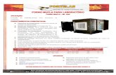 ML 1400 - laboratório - Industria de Fornos Elétricos LTDA 1400 - laboratorio.pdf · Controlador de Temperatura: Controlador micro processado, PID, ... (KW) ML 1400/20 1400 ºC