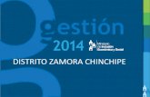 DISTRITO ZAMORA CHINCHIPE - Gob2015/03/07  · de Vida Juventud –Zamora Chinchipe •COBERTURA DE ZAMORA CHINCHIPE TOTAL ATENCION INTEGRAL A JOVENES 113.922,08 310 2 MODALIDAD MIESPACIO