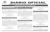 DIÁRIO OFICIAL - Arapongas · inclusos ao processo nº 003569/2012. Art. 2º - Este decreto entra em vigor na data de sua publicação, revogadas as disposições em contrário.
