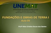Profª Aline Cristina Souza dos Santos - Unematsinop.unemat.br/site_antigo/prof/foto_p_downloads/fot... · 2012-09-24 · ALONSO, Urbano Rodriguez. Previsão e controle de fundações.