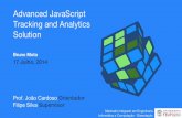 Advanced JavaScript Tracking and Analytics · Introdução / Contextualização. 5/35 JavaScript Analytics - Problema CLIENTE JavaScript executado ... MongoDB - noSQL Árvore Exec.
