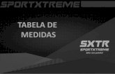 TABELA DE MEDIDAS - Sportxtremeprocesso manual de produção - Tabela de medidas dentro das normas técnicas aprovadas pela ABNT (Associação Brasileira de Normas Técnicas), do tamanho