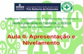 Aula 0. Apresentação e Nivelamento · Aula 0. Apresentação / Nivelamento – Rui Muniz Data: 19 de maio Súmula: Legislação SST/Brasil, Gestão, Política e Projeto de SST,