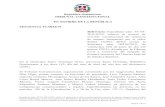 República Dominicana TRIBUNAL CONSTITUCIONAL EN NOMBRE … · 2019-04-12 · República Dominicana TRIBUNAL CONSTITUCIONAL Expediente núm. TC-05-2015-0255, relativo al recurso de