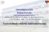 TROMBOLISIS Rafael Porcile - WordPress.com...Angioplastia primaria vs Fibrinoliticos Primary PCI vs Thrombolysis in STEMI: Quantitative Analysis (23 RCTs*, N=7739) Adapted with permission